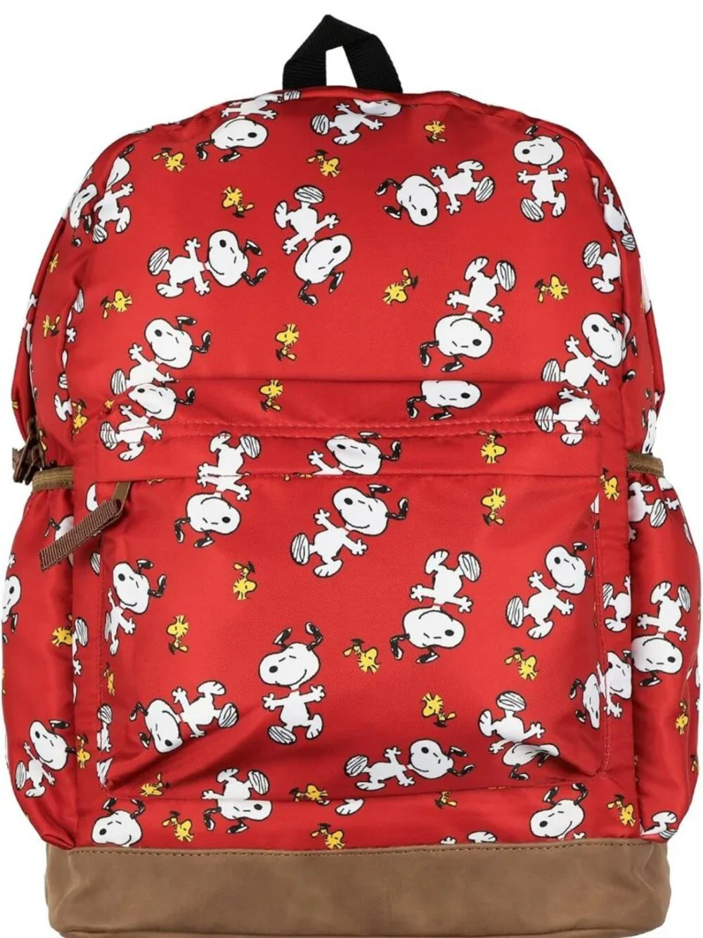 Snoopy & Woodstock Backpack - Fun All-Over Design, 16
